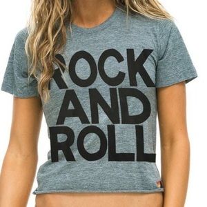 Aviator Nation XS Rock and Roll Tee shirt